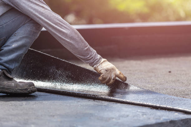 Professional Waterproofing technician working in Hampton, MD